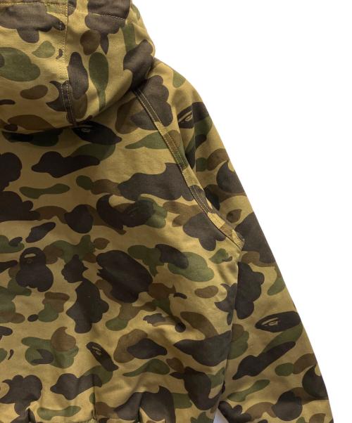 A BATHING APE（ア ベイシング エイプ）A BATHING APE (ア ベイシング エイプ) CarHartt (カーハート) アクティブジャケット グリーン サイズ:Ｍの古着・服飾アイテム