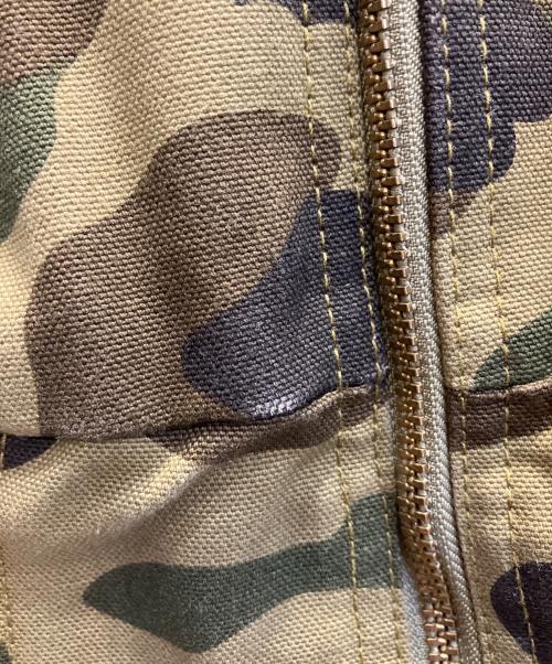 A BATHING APE（ア ベイシング エイプ）A BATHING APE (ア ベイシング エイプ) CarHartt (カーハート) アクティブジャケット グリーン サイズ:Ｍの古着・服飾アイテム