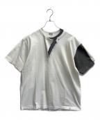 kolor/BEACONカラービーコン）の古着「半袖カットソー」｜ホワイト