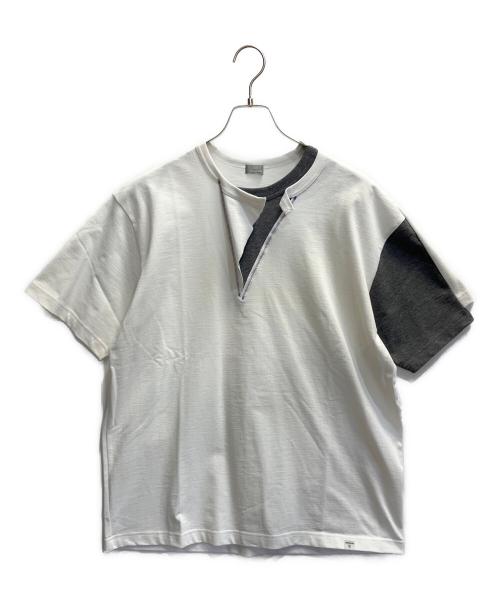 kolor/BEACON（カラービーコン）kolor/BEACON (カラービーコン) 半袖カットソー ホワイト サイズ:2の古着・服飾アイテム