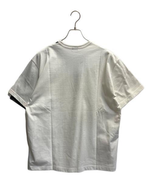 kolor/BEACON（カラービーコン）kolor/BEACON (カラービーコン) 半袖カットソー ホワイト サイズ:2の古着・服飾アイテム