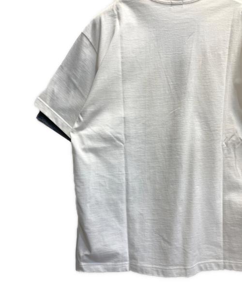 kolor/BEACON（カラービーコン）kolor/BEACON (カラービーコン) 半袖カットソー ホワイト サイズ:2の古着・服飾アイテム