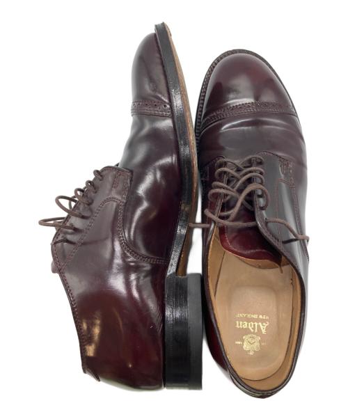 Alden（オールデン）ALDEN (オールデン) パンチドキャップトゥレザーシューズ ブラウン サイズ:8Dの古着・服飾アイテム