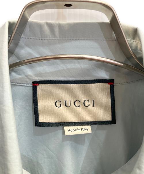 GUCCI（グッチ）GUCCI (グッチ) 長袖シャツ スカイブルー サイズ:40の古着・服飾アイテム