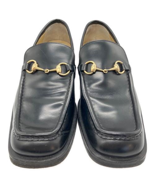 GUCCI（グッチ）GUCCI (グッチ) ローファー ブラック サイズ:27ｃｍの古着・服飾アイテム