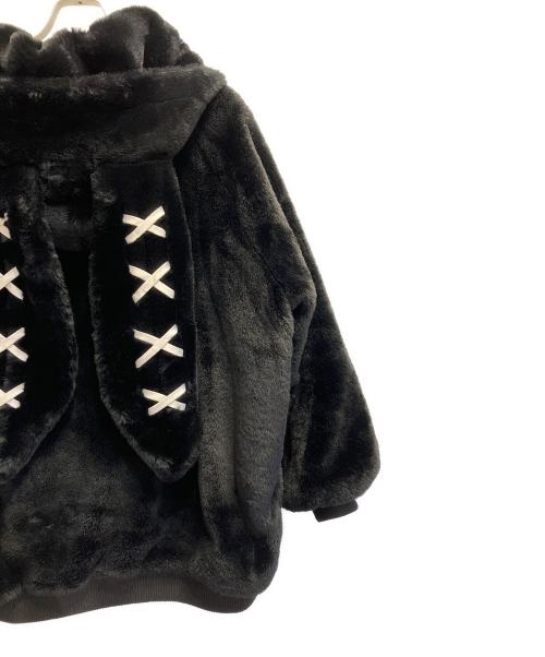 REFLEM（レフレム）REFLEM (レフレム) うさ耳BIGファーパーカー ブラック サイズ:FREEの古着・服飾アイテム