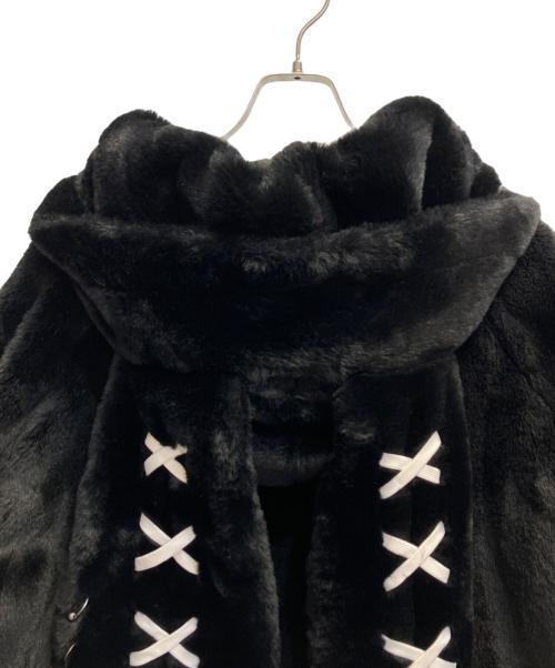REFLEM（レフレム）REFLEM (レフレム) うさ耳BIGファーパーカー ブラック サイズ:FREEの古着・服飾アイテム