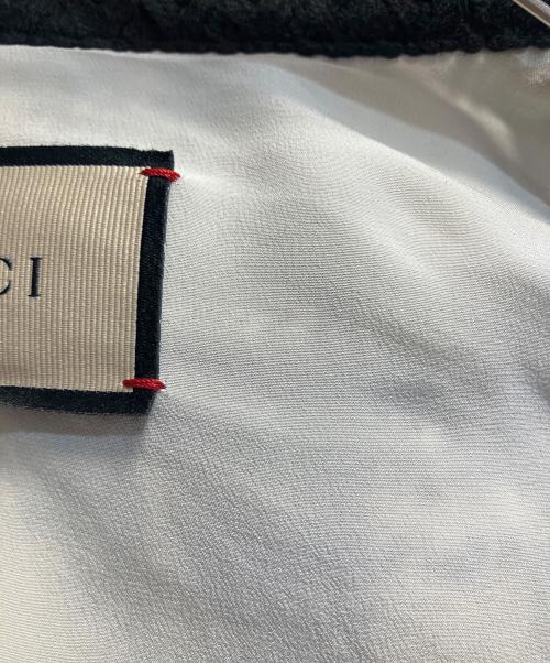 GUCCI（グッチ）GUCCI (グッチ) リゾートコレクション ツイードジャケット ブラック×アイボリー サイズ:40の古着・服飾アイテム