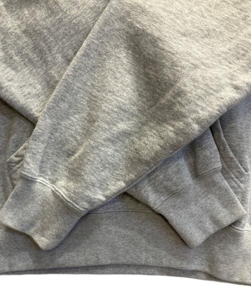 SUPREME（シュプリーム）SUPREME (シュプリーム) Contrast Hooded Sweatshirt グレー×レッド サイズ:Mの古着・服飾アイテム