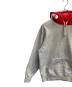 SUPREME (シュプリーム) Contrast Hooded Sweatshirt グレー×レッド サイズ:M：18000円