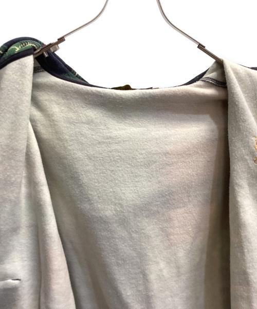 POLO RALPH LAUREN（ポロ・ラルフローレン）POLO RALPH LAUREN (ポロ・ラルフローレン) ジップパーカー ネイビーグリーン×レッド サイズ:LGの古着・服飾アイテム