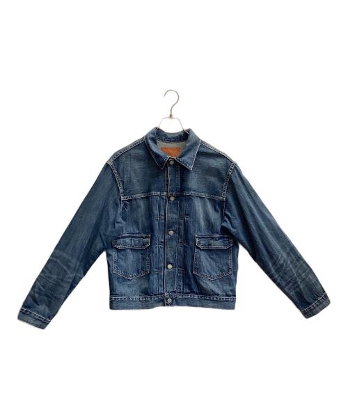 RRL（ダブルアールエル）RRL (ダブルアールエル) 2nd デニムジャケット インディゴ サイズ:LGの古着・服飾アイテム