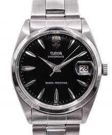 Tudor（チューダー）の古着「Tudor OYSTERDATE チューダー オイスターデイト Ref.7962」｜黒文字盤