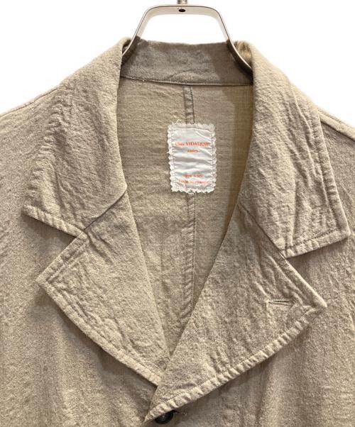 Chez VIDALENC（シェ ヴィダレン）Chez VIDALENC (シェ ヴィダレン) Jacket P3 ベージュ サイズ:XLの古着・服飾アイテム