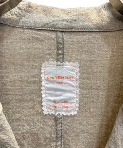 Chez VIDALENC（シェ ヴィダレン）Chez VIDALENC (シェ ヴィダレン) Jacket P3 ベージュ サイズ:XLの古着・服飾アイテム