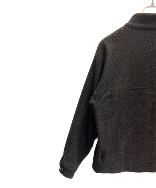 OPUS JAPAN（オーパスジャパン）OPUS JAPAN (オーパスジャパン) TWEED BLOUSON ブラウン サイズ:Mの古着・服飾アイテム