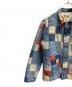 RRL (ダブルアールエル) パッチワークシャツジャケット ブルー サイズ:S：32000円