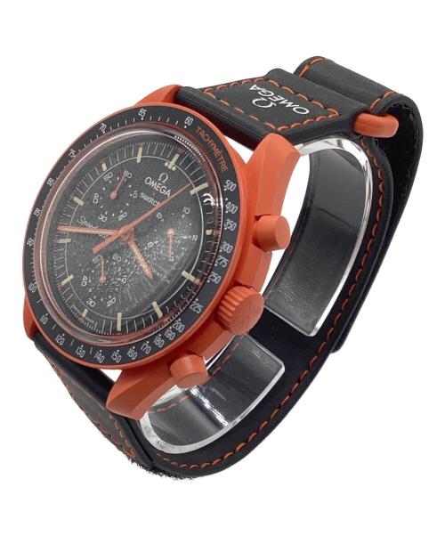 OMEGA（オメガ）OMEGA (オメガ) SWATCH (スウォッチ) MISSION ON EARTH ブラックの古着・服飾アイテム