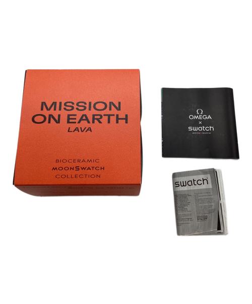 OMEGA（オメガ）OMEGA (オメガ) SWATCH (スウォッチ) MISSION ON EARTH ブラックの古着・服飾アイテム