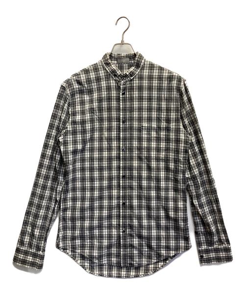 Dior（ディオール）Dior (ディオール) チェックシャツ グレー サイズ:SIZE 40の古着・服飾アイテム