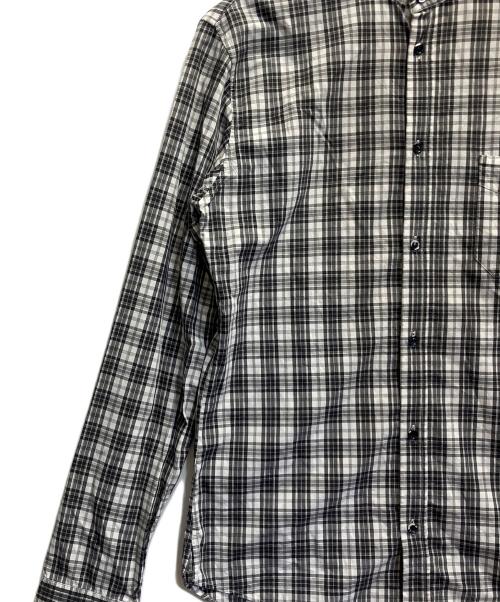 Dior（ディオール）Dior (ディオール) チェックシャツ グレー サイズ:SIZE 40の古着・服飾アイテム