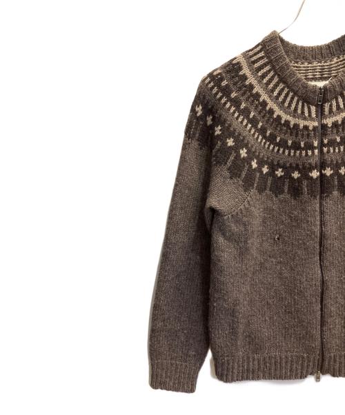 MARTIN MARGIELA（マルタン・マルジェラ）MARTIN MARGIELA (マルタン・マルジェラ) ノルディックニットカーディガン ブラウン サイズ:Ｍの古着・服飾アイテム