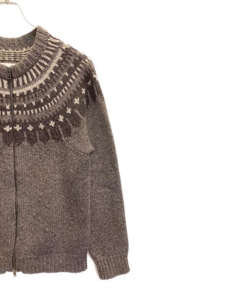 MARTIN MARGIELA（マルタン・マルジェラ）MARTIN MARGIELA (マルタン・マルジェラ) ノルディックニットカーディガン ブラウン サイズ:Ｍの古着・服飾アイテム