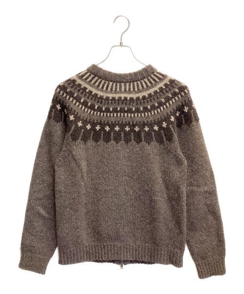 MARTIN MARGIELA（マルタン・マルジェラ）MARTIN MARGIELA (マルタン・マルジェラ) ノルディックニットカーディガン ブラウン サイズ:Ｍの古着・服飾アイテム