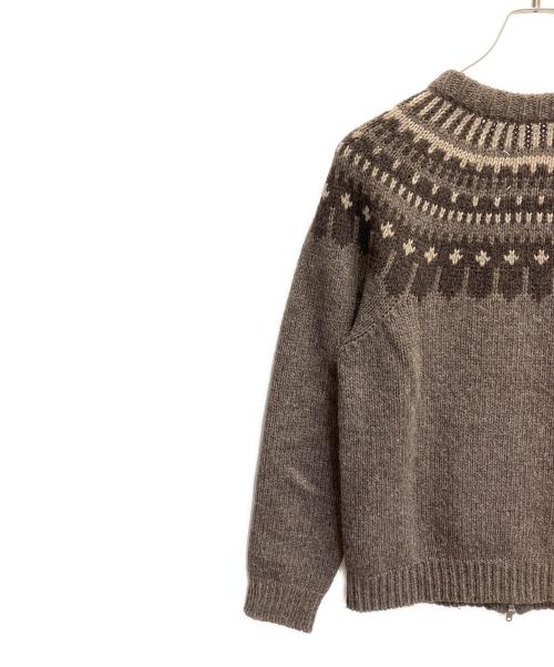 MARTIN MARGIELA（マルタン・マルジェラ）MARTIN MARGIELA (マルタン・マルジェラ) ノルディックニットカーディガン ブラウン サイズ:Ｍの古着・服飾アイテム