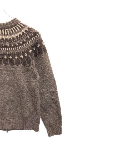 MARTIN MARGIELA（マルタン・マルジェラ）MARTIN MARGIELA (マルタン・マルジェラ) ノルディックニットカーディガン ブラウン サイズ:Ｍの古着・服飾アイテム