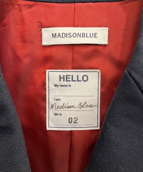 MADISON BLUE（マディソンブルー）MADISON BLUE (マディソンブルー) ダブルテーラードジャケット ネイビー サイズ:Mの古着・服飾アイテム