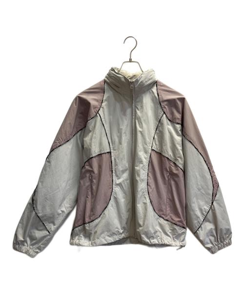 SUPREME（シュプリーム）SUPREME (シュプリーム) logo piping hooded track jacket アイボリー×ライトピンク サイズ:Ｍの古着・服飾アイテム