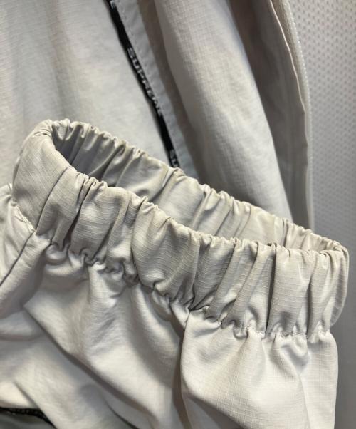 SUPREME（シュプリーム）SUPREME (シュプリーム) logo piping hooded track jacket アイボリー×ライトピンク サイズ:Ｍの古着・服飾アイテム