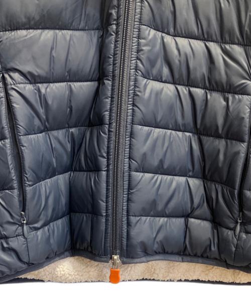 save the duck（セイブ ザ ダック）save the duck (セイブ ザ ダック) フーデッド中綿ジャケット ネイビー サイズ:Lの古着・服飾アイテム