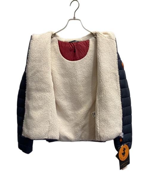 save the duck（セイブ ザ ダック）save the duck (セイブ ザ ダック) フーデッド中綿ジャケット ネイビー サイズ:Lの古着・服飾アイテム