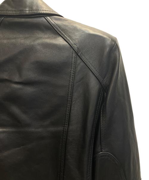 H&M（エイチアンドエム）H&M (エイチアンドエム) BALMAIN (バルマン) レザーバイクジャケット ブラック サイズ:Sの古着・服飾アイテム