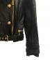 中古・古着 H&M (エイチアンドエム) BALMAIN (バルマン) レザーバイクジャケット ブラック サイズ:S：10000円