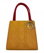 Christian Diorクリスチャン ディオール）の古着「ハンドバッグ」｜イエロー×レッド