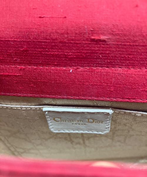 Christian Dior（クリスチャン ディオール）Christian Dior (クリスチャン ディオール) ハンドバッグ イエロー×レッドの古着・服飾アイテム