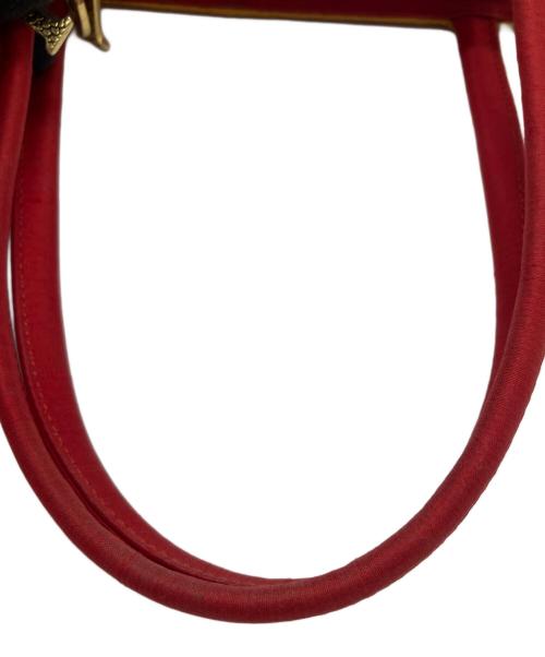 Christian Dior（クリスチャン ディオール）Christian Dior (クリスチャン ディオール) ハンドバッグ イエロー×レッドの古着・服飾アイテム