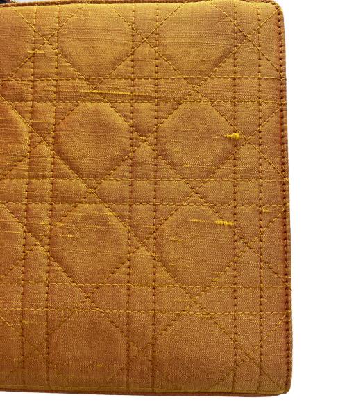 Christian Dior（クリスチャン ディオール）Christian Dior (クリスチャン ディオール) ハンドバッグ イエロー×レッドの古着・服飾アイテム