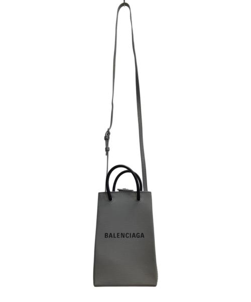 BALENCIAGA（バレンシアガ）BALENCIAGA (バレンシアガ) フォンケース グレー×ブラックの古着・服飾アイテム