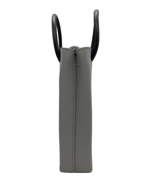 BALENCIAGA（バレンシアガ）BALENCIAGA (バレンシアガ) フォンケース グレー×ブラックの古着・服飾アイテム