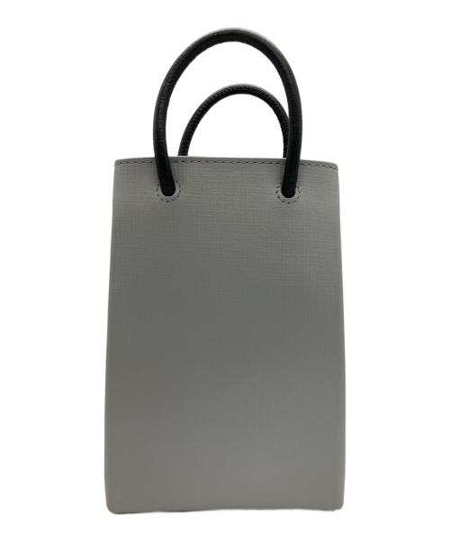 BALENCIAGA（バレンシアガ）BALENCIAGA (バレンシアガ) フォンケース グレー×ブラックの古着・服飾アイテム