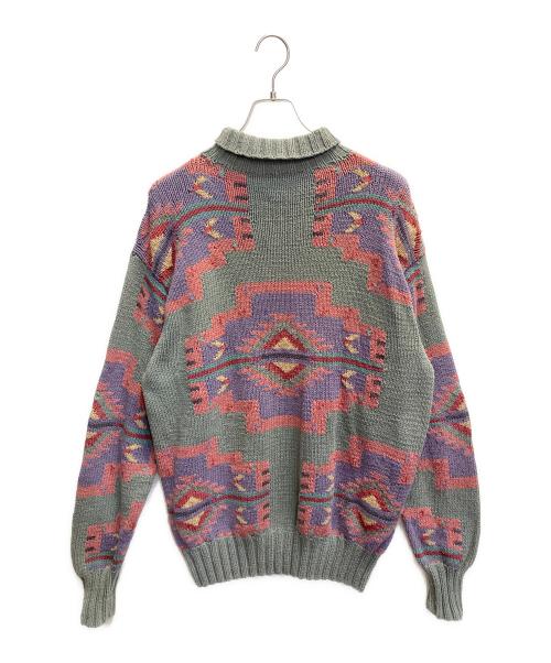 POLO COUNTRY（ポロカントリー）POLO COUNTRY (ポロカントリー) コットンニットセーター グリーン サイズ:Lの古着・服飾アイテム