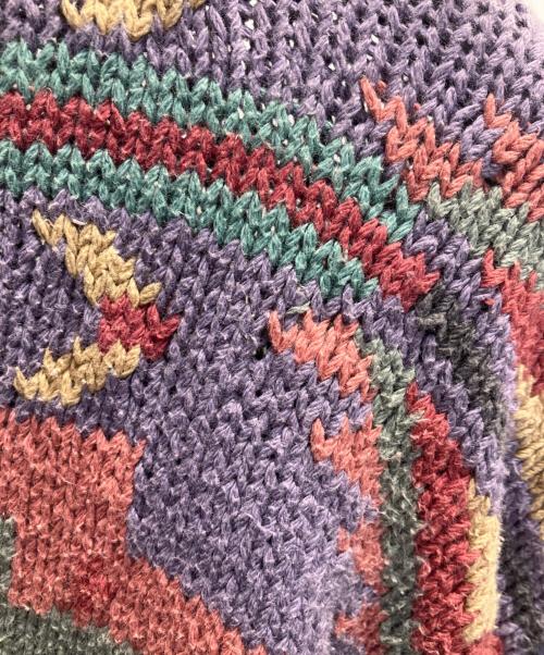 POLO COUNTRY（ポロカントリー）POLO COUNTRY (ポロカントリー) コットンニットセーター グリーン サイズ:Lの古着・服飾アイテム