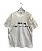 COMME des GARCONSコムデギャルソン）の古着「1986 été Tシャツ」｜ホワイト