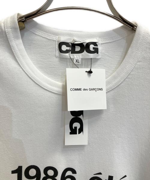 COMME des GARCONS（コムデギャルソン）COMME des GARCONS (コムデギャルソン) 1986 été Tシャツ ホワイト サイズ:XLの古着・服飾アイテム