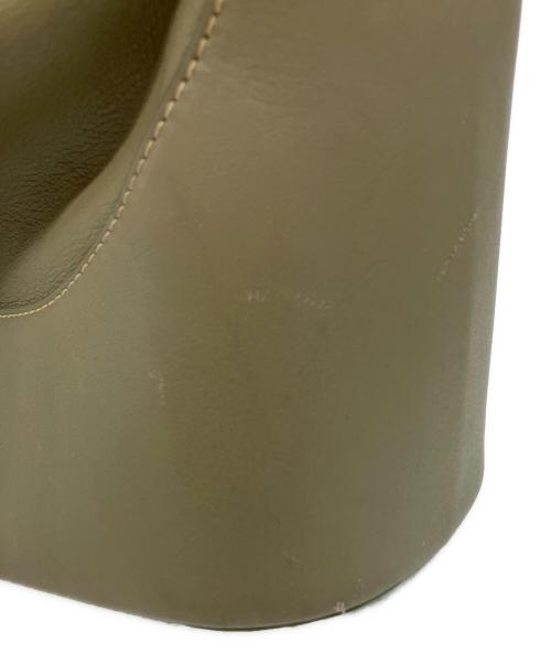 LOEWE（ロエベ）LOEWE (ロエベ) レザーショルダーバッグ グリーンの古着・服飾アイテム