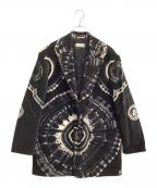 DRIES VAN NOTENドリスヴァンノッテン）の古着「タイダイテーラードジャケット」｜ブラック